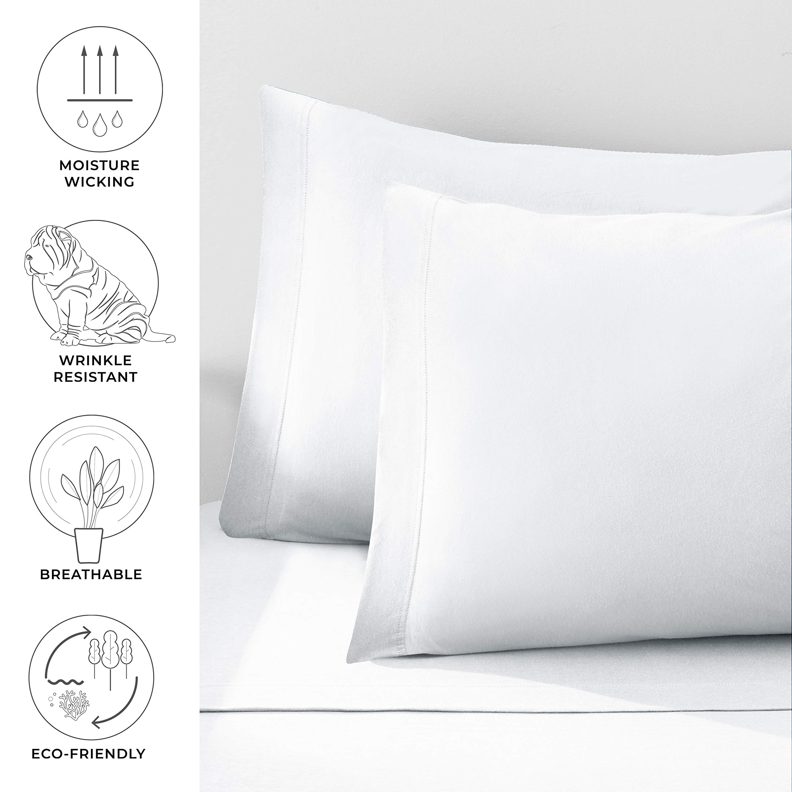 4-Piece Tencel Lyocell Jersey Sheet Set - Gallery 10