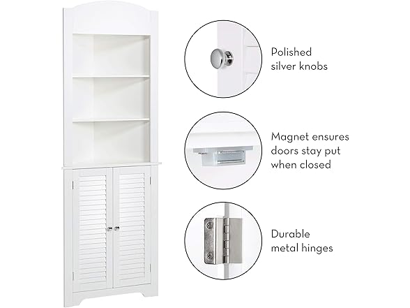 RiverRidge Ellsworth Tall Corner Cabinet