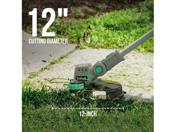 Litheli 20V 12 Inch Cordless String Trimmer