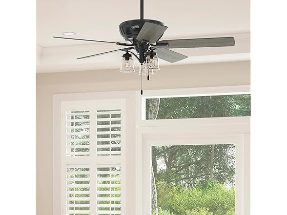 Hunter Fan 54-inch w/ Light and Pull Chain, Refurbished