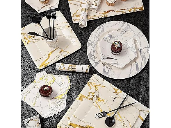 Opulence Collection Plastic Flatware Set