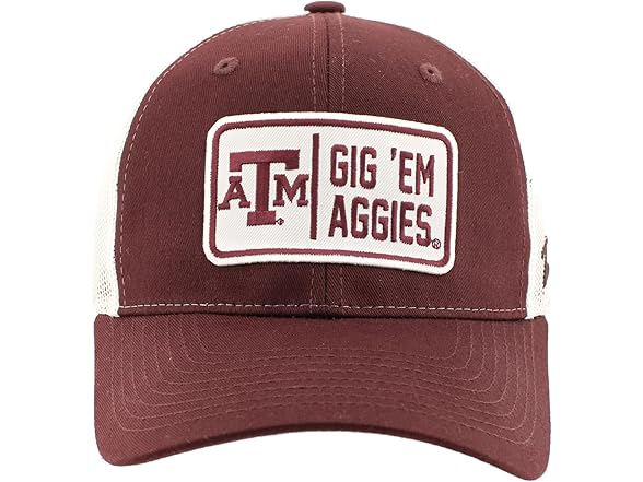 AGGIES Snapback Big Rig White Team Color