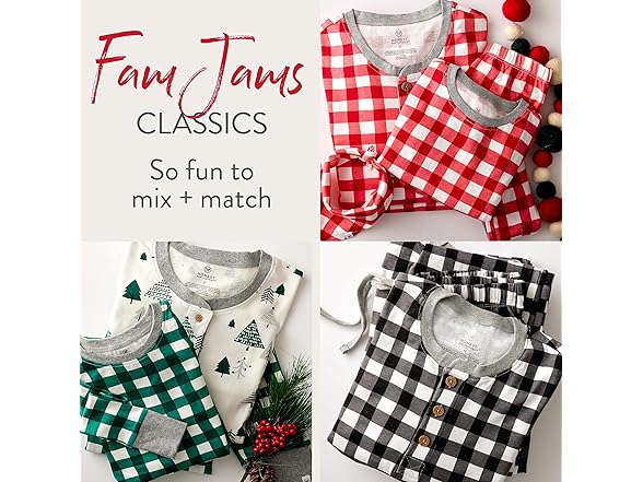 HonestBaby Family Holiday Pajamas