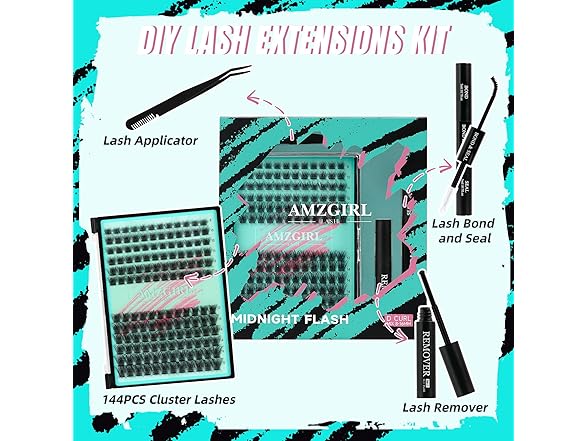 AMZGIRL LASH lash clusters kit