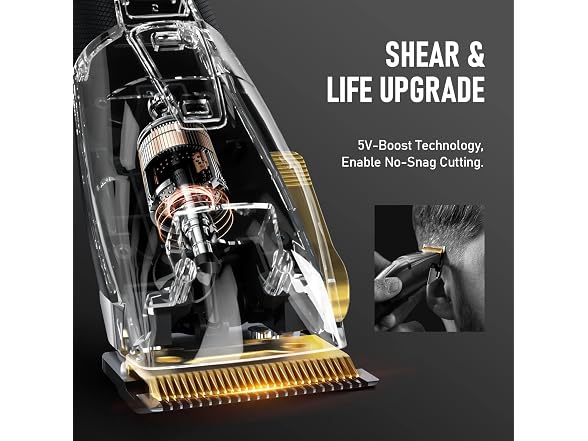 Suprent Pro Professional Hair Clippers Men USB C