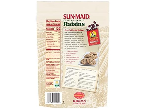 2PK Sun-Maid Organic California Sun-Dried Raisins