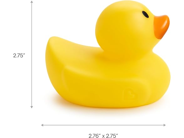 Munchkin® White Hot® Safety Bath Ducky Toy, Yellow