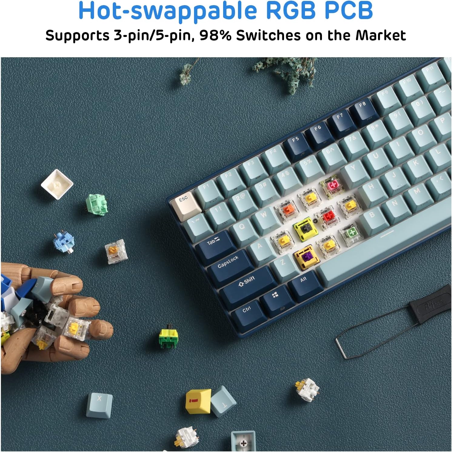 RK96 RGB Limited Wireless Mechanical Keyboard - Gallery 16