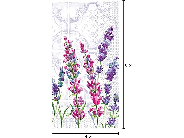 IHR 3-Ply Dinner Napkins, Lavender, 16Ct