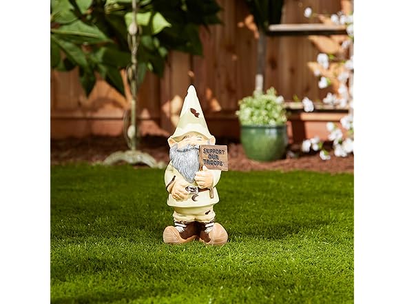 Accent Plus Support Our Troops Gnome