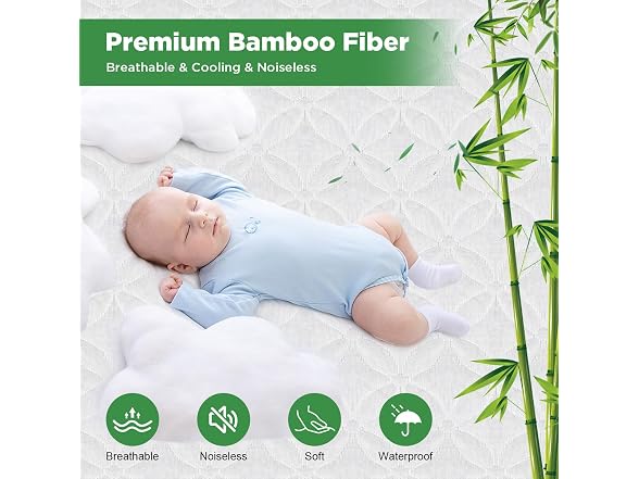 wzhoufie Waterproof Mattress Protector