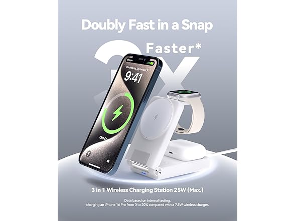 ILOUYU 3 in 1 Charging Station