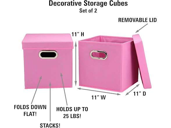 Household Essentials Cube Set with Lids