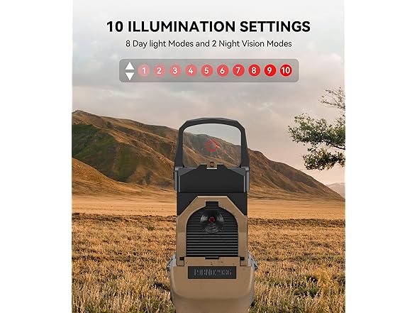 VOTATU PMD505-R Micro Red Dot for RMS/RMSc Footprint