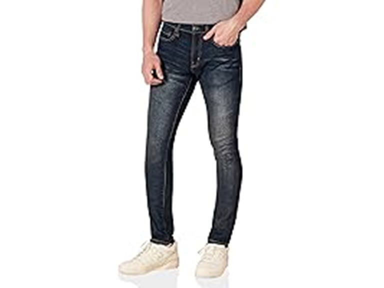 Amazon Essentials Men's Skinny-Fit Stretch Jean - Discontinued Colors, Dark Wash, 29W x 28L