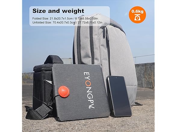 21W Portable Foldable Solar Panel