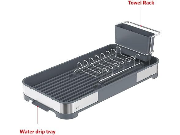 Glad Stainless Steel Dish Drying Rack 