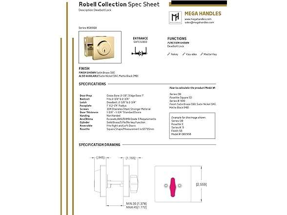 Mega Handles - ROBELL Lock