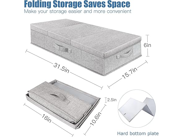 Supowin Underbed Storage Containers
