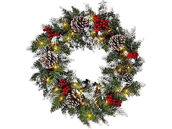 Christmas Wreath,20Inch Front Door Decor