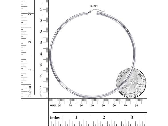 14k White Gold Solid Polished Round