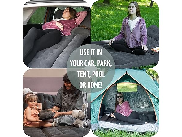 Zone Tech TA0006 Car Trunk Inflatable Air Mattress