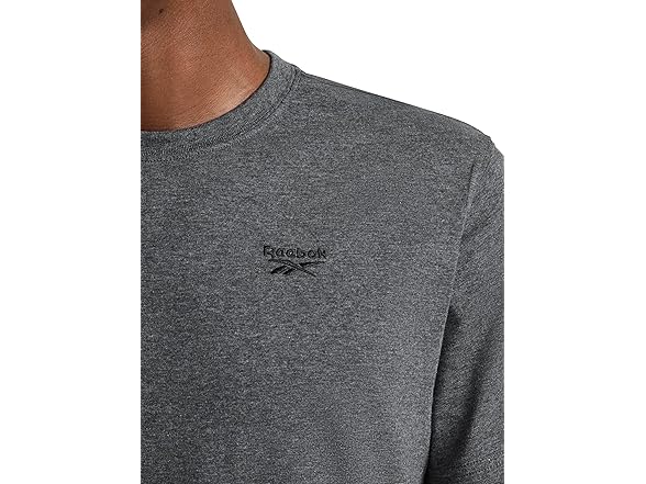 Reebok Mens Embroidery Short Sleeve Crewneck TShirt