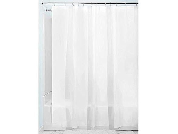 InterDesign Mildew-Free PEVA 3 Gauge Shower L