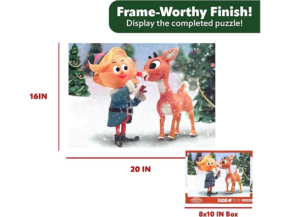 Aquarius Rudolph the Red Nosed Reindeer 1000 Piece Jigsaw Puzzle