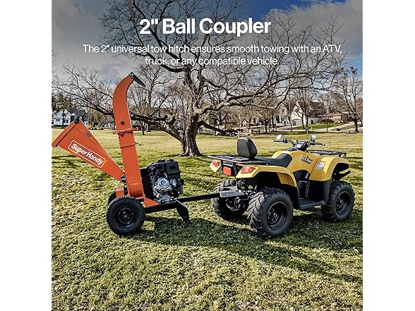 SuperHandy Towable Wood Chipper