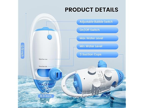 Yeahout Portable Bath Jets