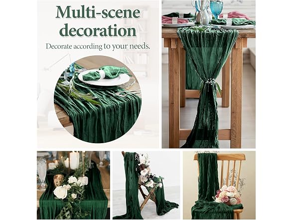 Cheesecloth Table Runner Gauze Decorations