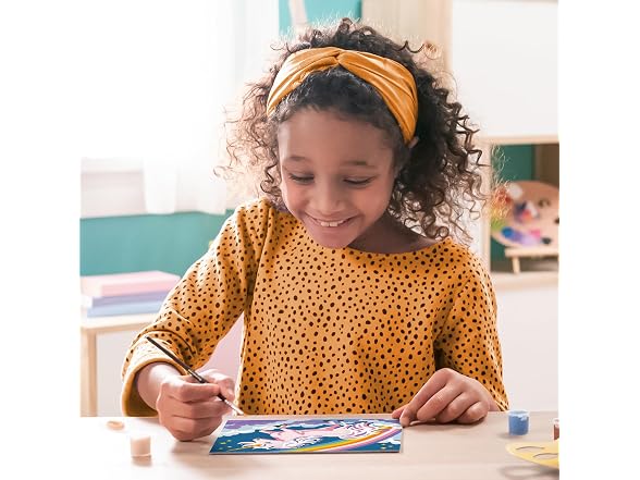 Ravensburger Creart Pink Unicorn Paint by Numbers Kit for Children