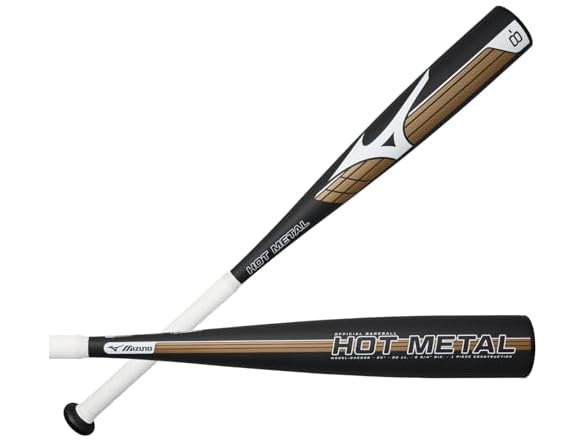 Mizuno Boys HOT Metal USSSA Baseball Bat (-10)