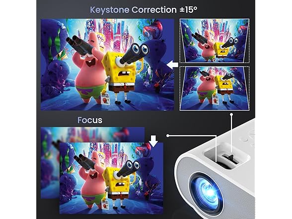1080P Full HD Bluetooth Projector