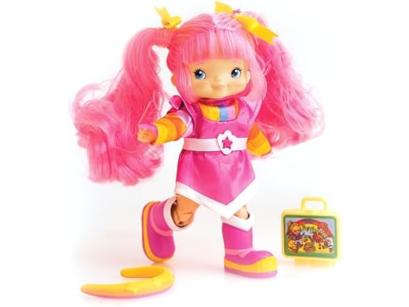 Rainbow Brite 5.5-inch Tickled Pink Poseable Doll