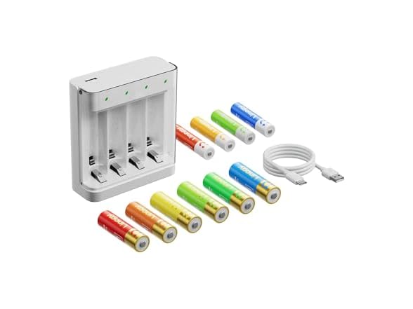 1.5V Rechargeable AA/AAA Charger Bundle