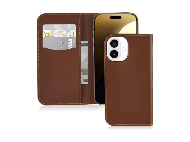 Coach Coach Signature Leather Wallet Folio iPhone 16