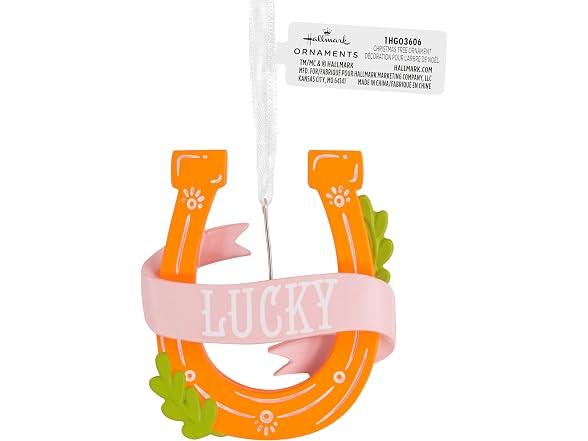 Hallmark Lucky Horseshoe Christmas Ornam