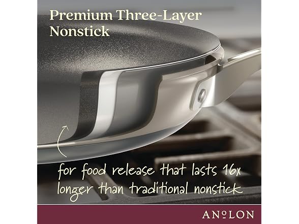 Anolon Nonstick Frying Pan/Skillet, 12 Inch