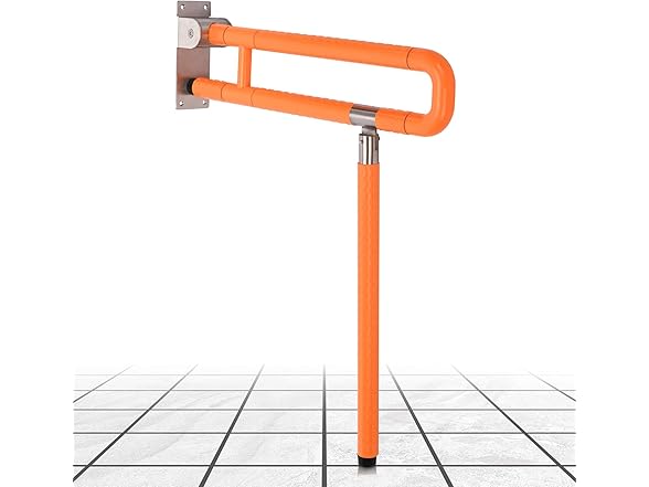 Handicap Grab Bars Toilet Rails Orange
