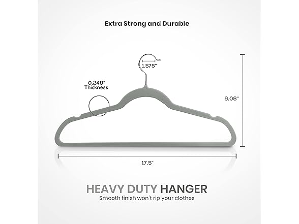 Utopia Home Velvet Hangers 50 Pack