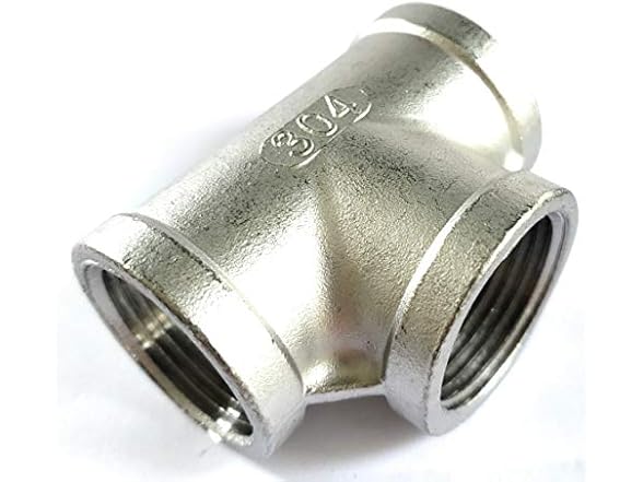 3/4 NPT Tee 304SS Female 5Pk Fitting