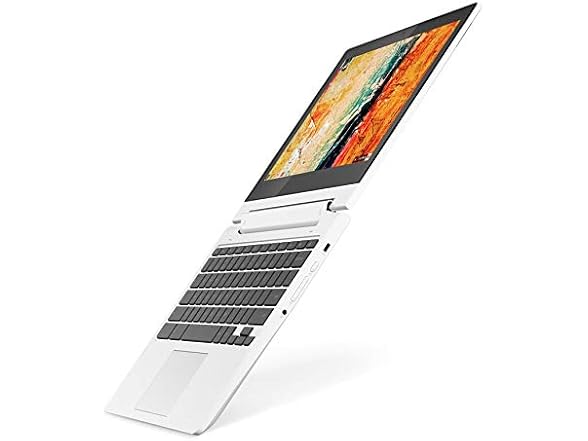 Lenovo Chromebook C330 2-in-1 Convertible Laptop, 11.6" HD Display, MediaTek MT8173C, 4GB RAM, 64GB Storage, Chrome OS, Blizzard White (Open Box)