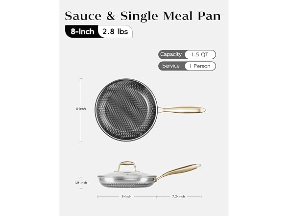 XBM 8in GD Nonstick Frying Pan