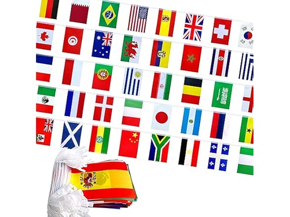 LZXING 224 Countries International Flag
