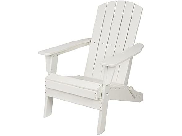 Shine Company 7626WT Seaside Modern Folding Adirondack Chair