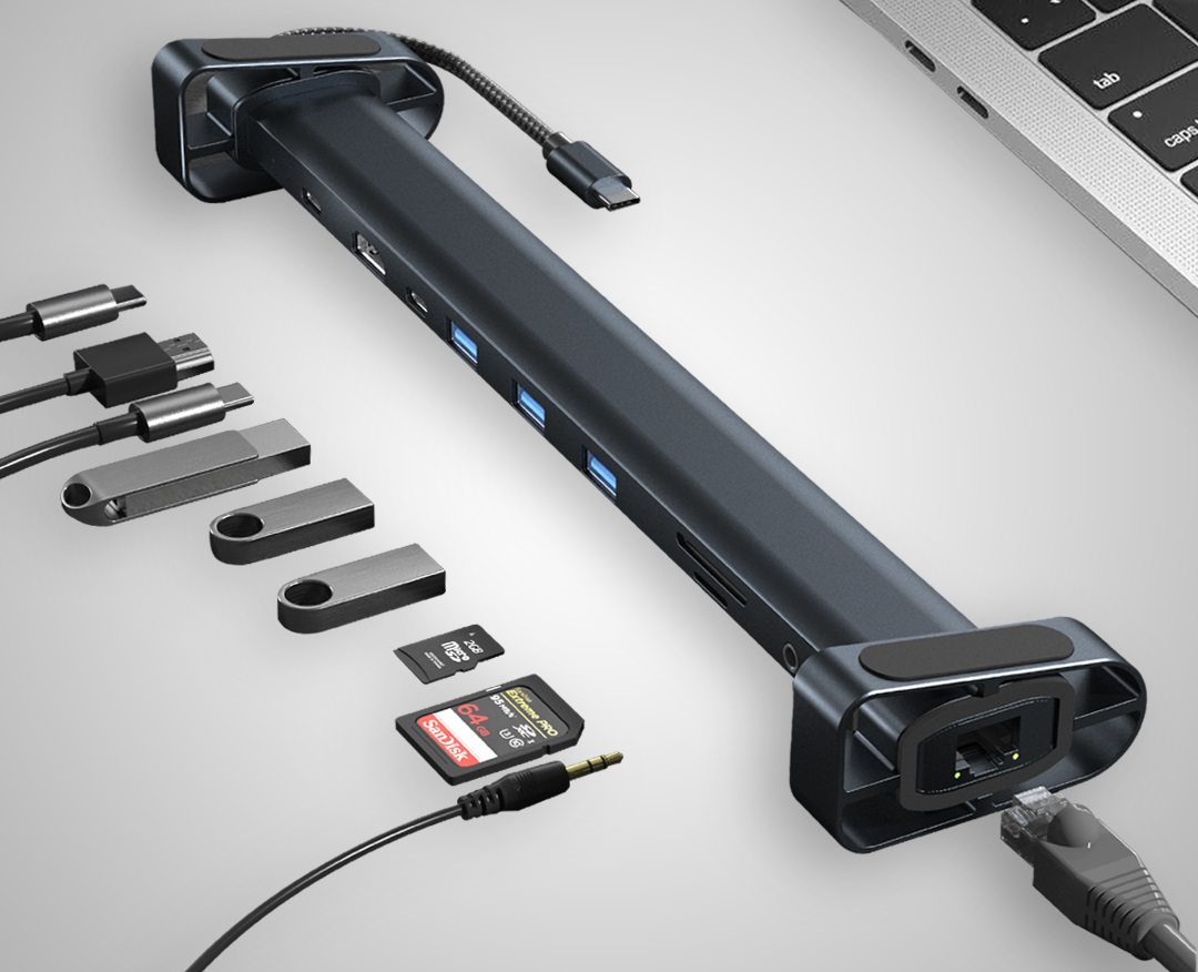 Ethos 10-in-1 USB-C Expansion Adapter - Gallery 10