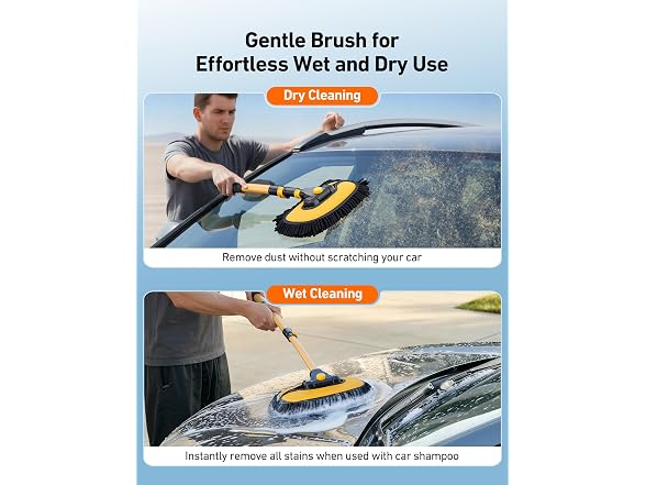 AstroAI Car Wash Brush, 43in Handle