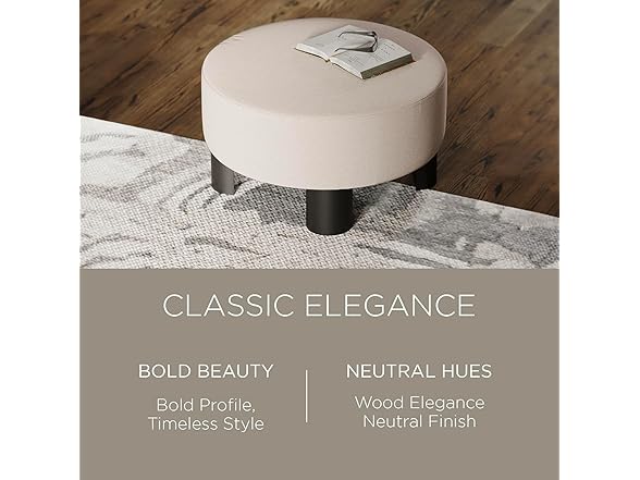 Celia Contemporary Upholstered Ottoman